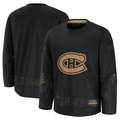 Ndoa M.Canadiens Black 2024 Military Appreciation Practice Jerseys