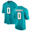 Ndoa M.Dolphins #0 Ollie Gordon II Player Aqua Home Game Stitched Jerseys