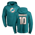 Ndoa M.Dolphins #10 Jacob Rodriguez Player Aqua LOGO Pullover Hoodies Limited Stitched Jerseys