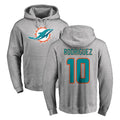 Ndoa M.Dolphins #10 Jacob Rodriguez Player Gray LOGO Pullover Hoodies Limited Stitched Jerseys