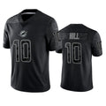 Ndoa M.Dolphins #10 Tyreek Hill Player Black RFLCTV Limited Stitched Jerseys