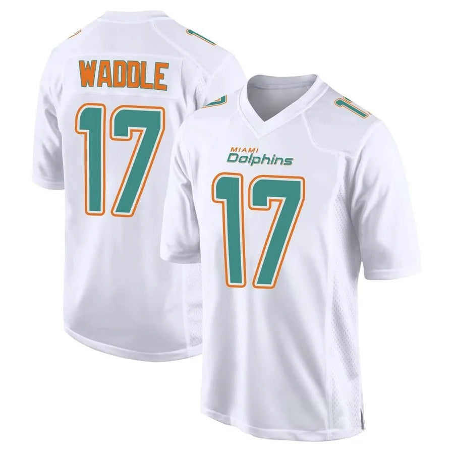 Ndoa M.Dolphins #17 Jaylen Waddle Player White Fashion Game Stitched Jerseys