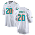 Ndoa M.Dolphins #20 Jordyn Brooks Player White Limited Home Game Stitched Jerseys