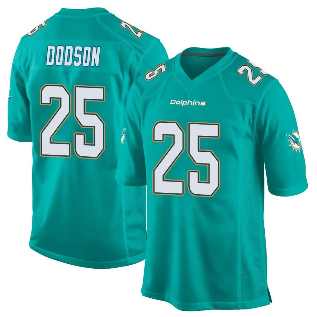 Ndoa M.Dolphins #25 Tyrel Dodson Player Aqua Team Color Home Game Stitched Jerseys
