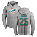 Ndoa M.Dolphins #25 Tyrel Dodson Player Gray LOGO Pullover Hoodies Limited Stitched Jerseys