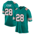 Ndoa M.Dolphins #28 De??£¤Von Achane Player Green Alternate Game Stitched Jerseys
