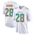 Ndoa M.Dolphins #28 De??£¤Von Achane Player White Foshion Elite Stitched Jerseys