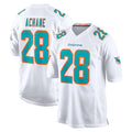 Ndoa M.Dolphins #28 De'Von Achane Player White Limited Home Game Stitched Jerseys