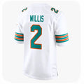 Ndoa M.Dolphins #2 Malik Willis Player White Limited Home Game Stitched Jerseys