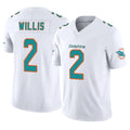 Ndoa M.Dolphins #2 Malik Willis Player White Limited Vapor F.U.S.E. Home Game Stitched Jerseys