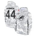 Ndoa M.Dolphins #44 Chop Robinson Player Arctic Camo Salute to Service Hoodies Limited Game Stitched Jerseys