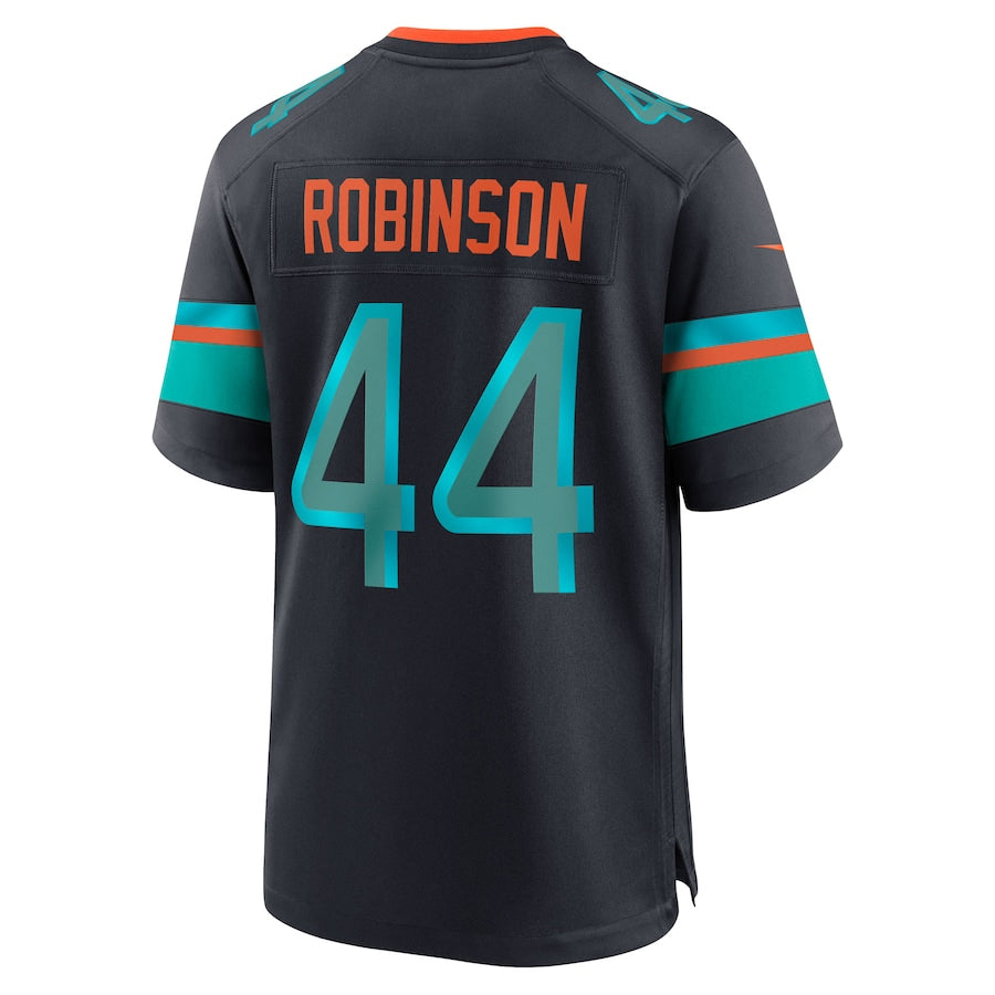 Ndoa M.Dolphins #44 Chop Robinson Player Pitch Blue Rivalries Collection Game Stitched Jerseys