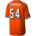 Ndoa M.Dolphins #54 Zach Thomas Mitchell & Ness Orange Legacy Replica Stitched Puhic Jersey