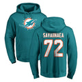 Ndoa M.Dolphins #72 Jonah Savaiinaea Player Aqua LOGO Pullover Hoodies Limited Stitched Jerseys