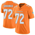 Ndoa M.Dolphins #72 Jonah Savaiinaea Player Orange Limited Home Game Stitched Jerseys