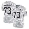 Ndoa M.Dolphins #73 Austin Jackson Player Arctic Camo Salute To Service Limited Game Stitched Jerseys