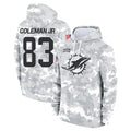 Ndoa M.Dolphins #83 Kevin Coleman Jr. Player Arctic Camo Salute to Service Hoodies Limited Game Stitched Jerseys
