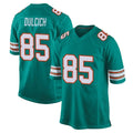 Ndoa M.Dolphins #85 Greg Dulcich Player Aqua Alternate Home Game Stitched Jerseys