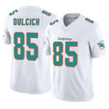 Ndoa M.Dolphins #85 Greg Dulcich Player White Limited Vapor F.U.S.E. Home Game Stitched Jerseys