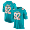Ndoa M.Dolphins #92 Zach Sieler Player Aqua Home Game Stitched Jerseys
