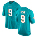 Ndoa M.Dolphins #9 Joshua Uche Player Aqua Home Game Stitched Jerseys