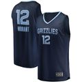 Ndoa M.Grizzlies #12 Ja Morant Navy Big & Tall Fast Break Player Stitched Jerseys- Icon Edition