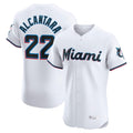 Ndoa M.Marlins #22 Sandy Alcantara Player White  Home Limited Elite Stitched Jerseys