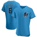 Ndoa M.Marlins #6 Otto Lopez Player Blue Home Limited Elite Stitched Jerseys