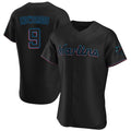 Ndoa M.Marlins #9 Xavier Edwards Player Black Home Limited Elite Stitched Jerseys