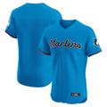 Ndoa M.Marlins Blank Player Blue Home Limited Elite Stitched Jerseys