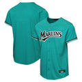Ndoa M.Marlins Blank Player Teal Mitchell & Ness Cooperstown Collection Game Stitched Jerseys