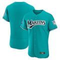 Ndoa M.Marlins Blank Player Teal Mitchell & Ness Cooperstown Collection Limited Elite Stitched Jerseys