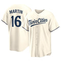 Ndoa M.Twins #16 Austin Martin Player Cream Game Limited Home Stitched Jerseys