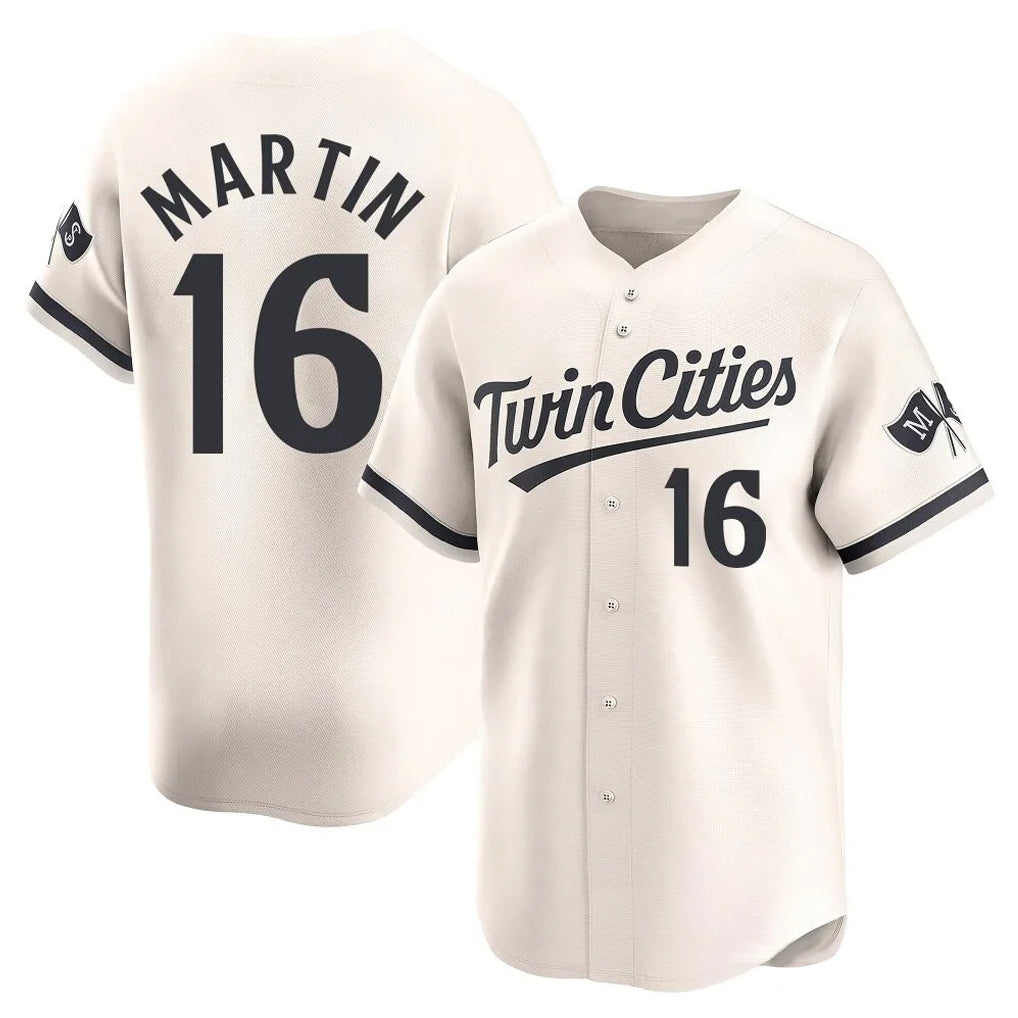 Ndoa M.Twins #16 Austin Martin Player Cream Home Limited Stitched Jerseys