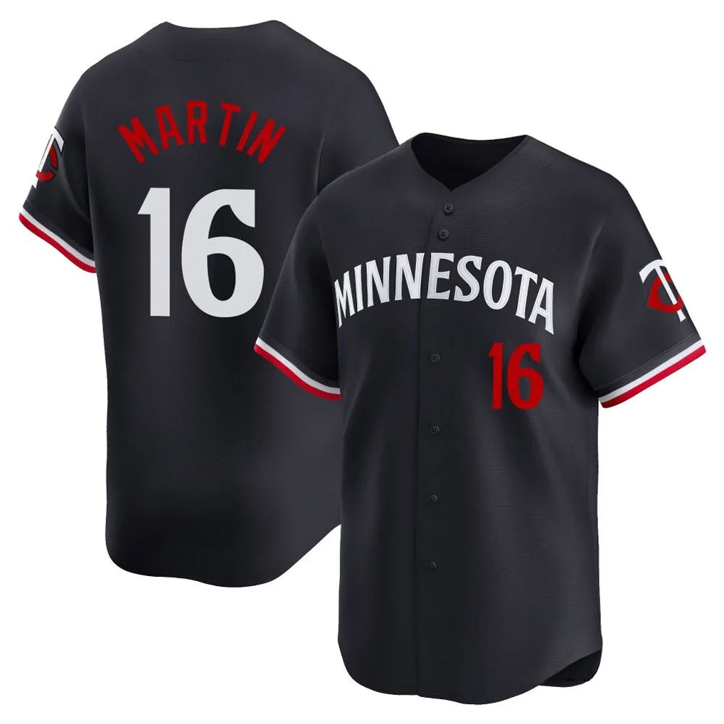 Ndoa M.Twins #16 Austin Martin Player Navy Home Limited Stitched Jerseys