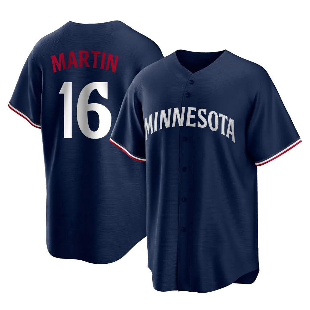 Ndoa M.Twins #16 Austin Martin Player Navy Replica Alternate Home Stitched Jerseys