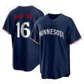 Ndoa M.Twins #16 Austin Martin Player Navy Replica Alternate Home Stitched Jerseys