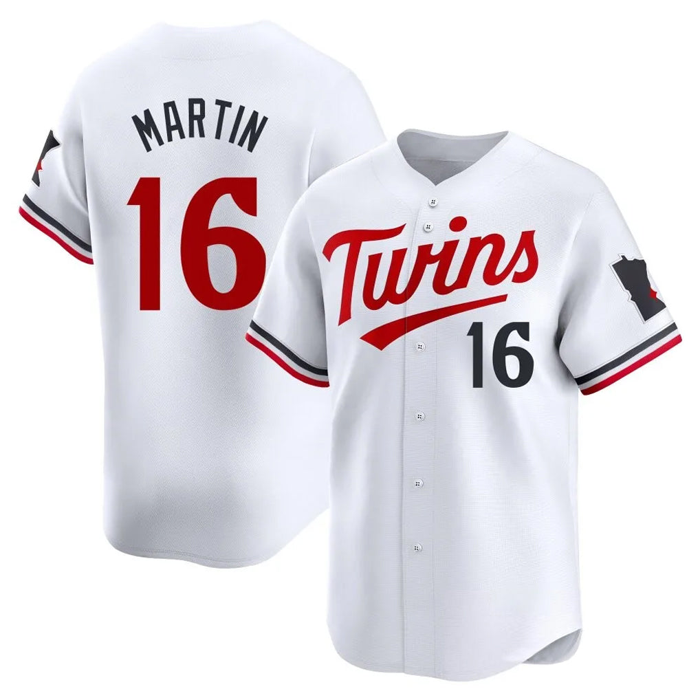 Ndoa M.Twins #16 Austin Martin Player White Home Limited Stitched Jerseys