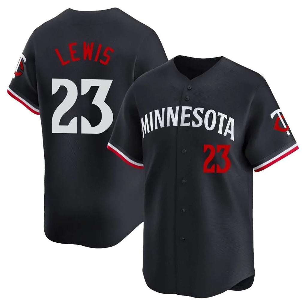 Ndoa M.Twins #23 Royce Lewis Player Navy Home Limited Stitched Jerseys