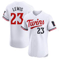 Ndoa M.Twins #23 Royce Lewis Player White Home Limited Elite Stitched Jerseys