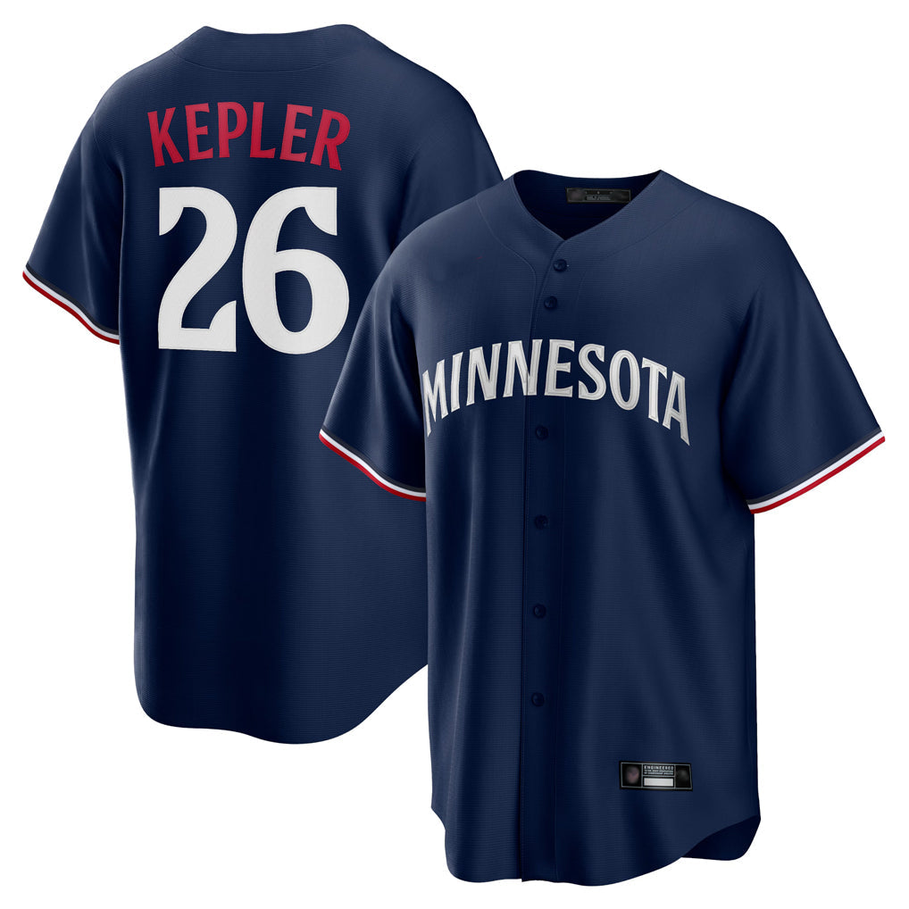 Ndoa M.Twins #26 Max Kepler Player Navy Replica Alternate Home Stitched Jerseys