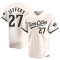 Ndoa M.Twins #27 Ryan Jeffers Player Cream Home Limited Stitched Jerseys