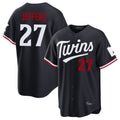 Ndoa M.Twins #27 Ryan Jeffers Player Navy Home Game Stitched Jerseys