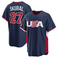Ndoa M.Twins #27 Ryan Jeffers Player Navy USA 2026 World Classic Limited Home Stitched Jerseys