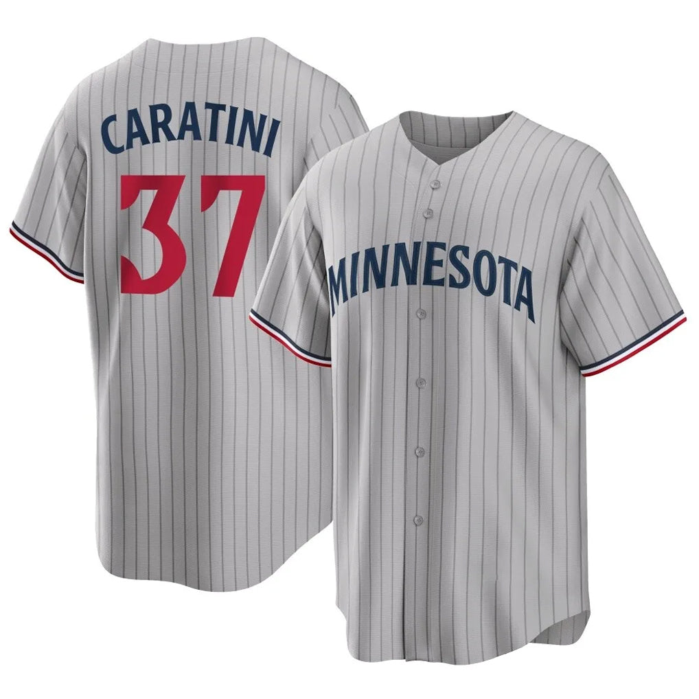 Ndoa M.Twins #37 Victor Caratini Player Gray Game Limited Home Stitched Jerseys