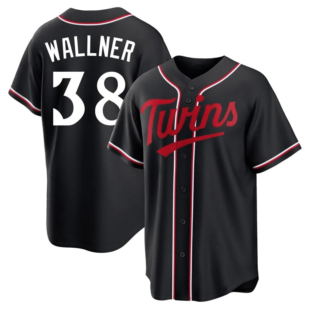 Ndoa M.Twins #38 Matt Wallner Player Black Fashion Out Home Limited Stitched Jerseys