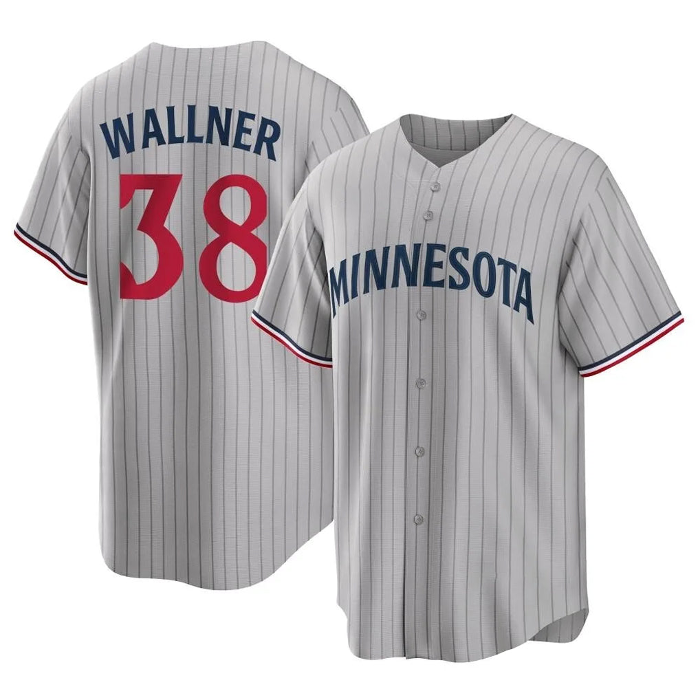 Ndoa M.Twins #38 Matt Wallner Player Gray Game Limited Home Stitched Jerseys