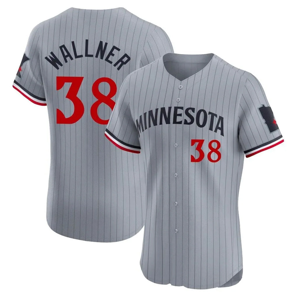 Ndoa M.Twins #38 Matt Wallner Player Gray Home Limited Elite Stitched Jerseys