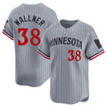 Ndoa M.Twins #38 Matt Wallner Player Gray Home Limited Stitched Jerseys