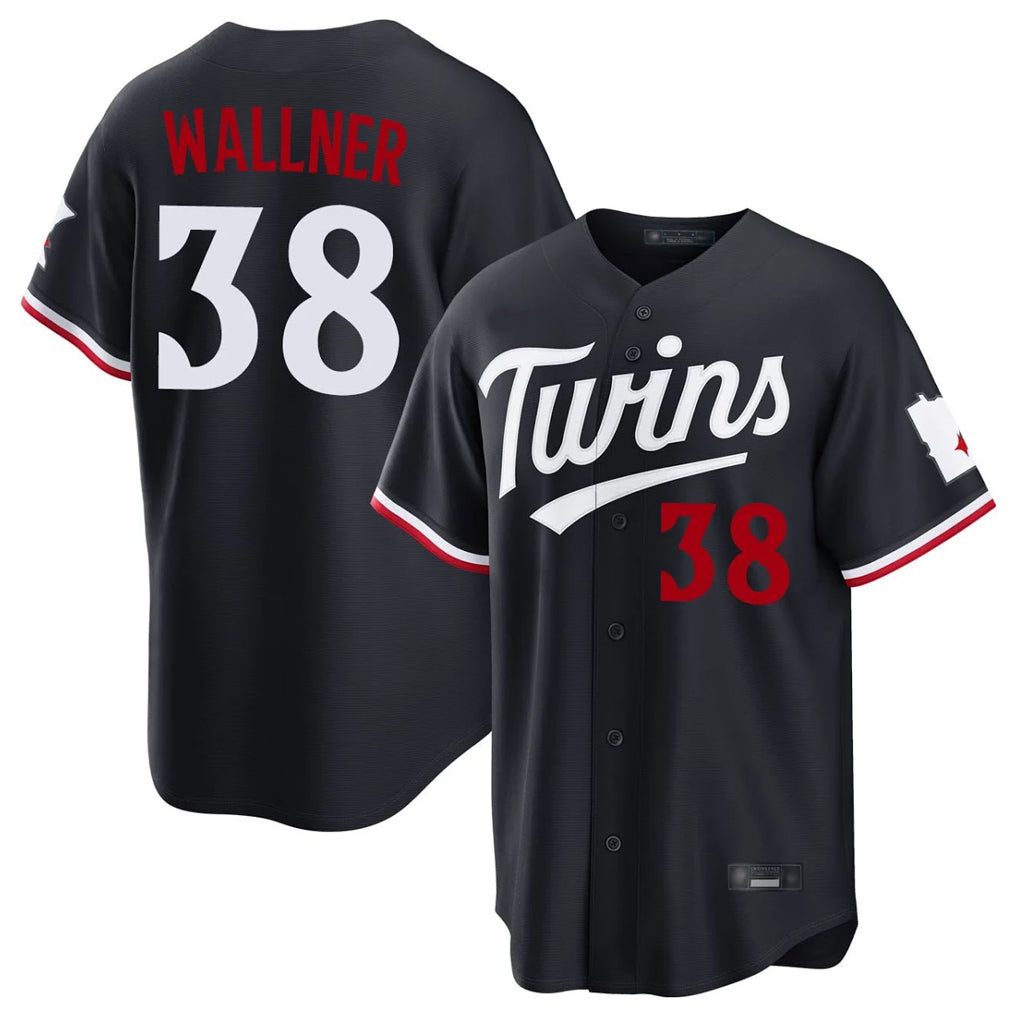 Ndoa M.Twins #38 Matt Wallner Player Navy Home Game Stitched Jerseys